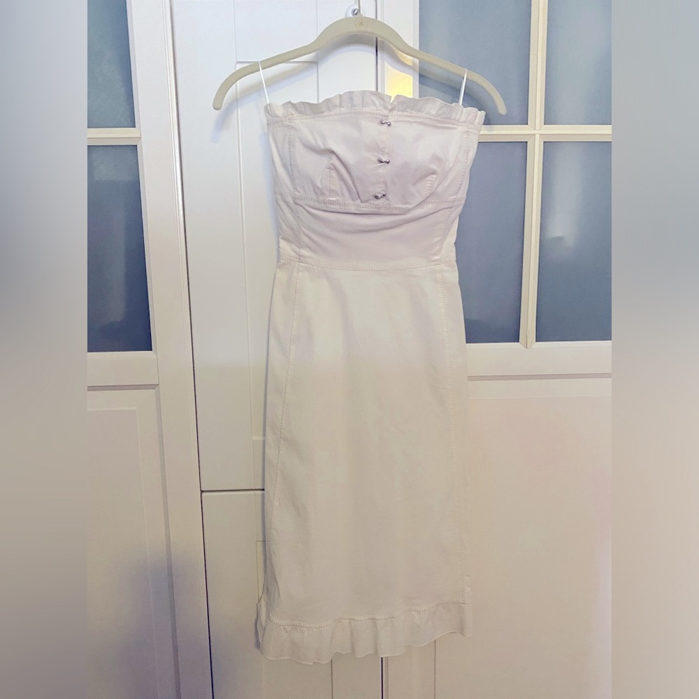 Vintage Alberta Ferretti Philosophy, boned strapless dressIT38 Size2 MadeinItaly